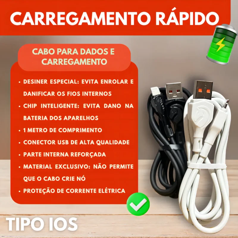 Cabo de Iphone reido cattudo - Imag